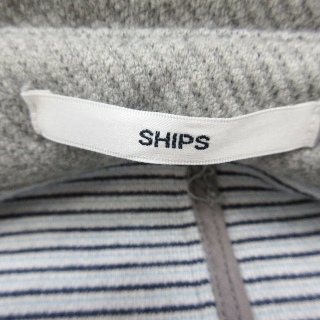 SHIPS(シップス)のシップス SHIPS ツイル調 コットン ニット コート ジャケット 丸襟 メンズのジャケット/アウター(その他)の商品写真