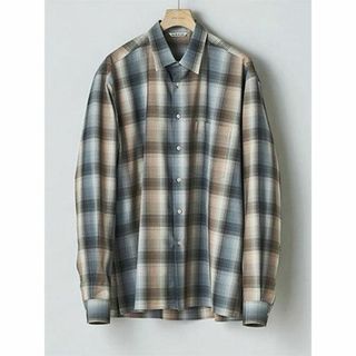 AURALEE - 20AW AURALEE SUPERLIGHT WOOL CHECKSHIRTS