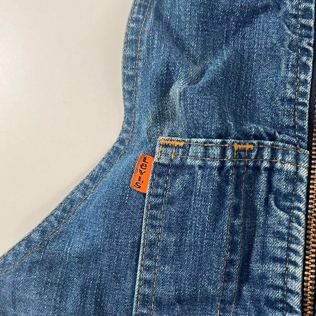 Levi's(リーバイス)の70s リーバイス デニムオーバーオール オレンジタブ ベルボトム ボーイズ メンズのパンツ(その他)の商品写真