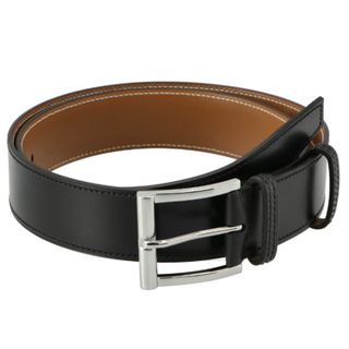 ジェーエムウエストン(J.M. WESTON)のジェイエムウエストン/J.M.WESTON ベルト メンズ DEMI-JONC BELT ドゥミジョンベルト BLACK BOXCALF レザーベルト  2024年春夏新作 703510100S00-0001-0001(ベルト)