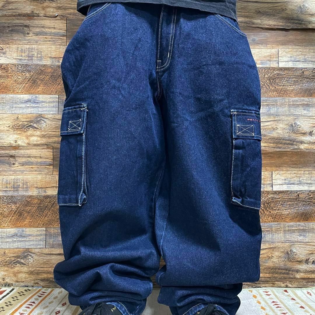 00s y2k pelle pelle カーゴパンツデニム32×34 - パンツ 00s y2k pelle pelle カーゴパンツデニム32×34 - パンツ