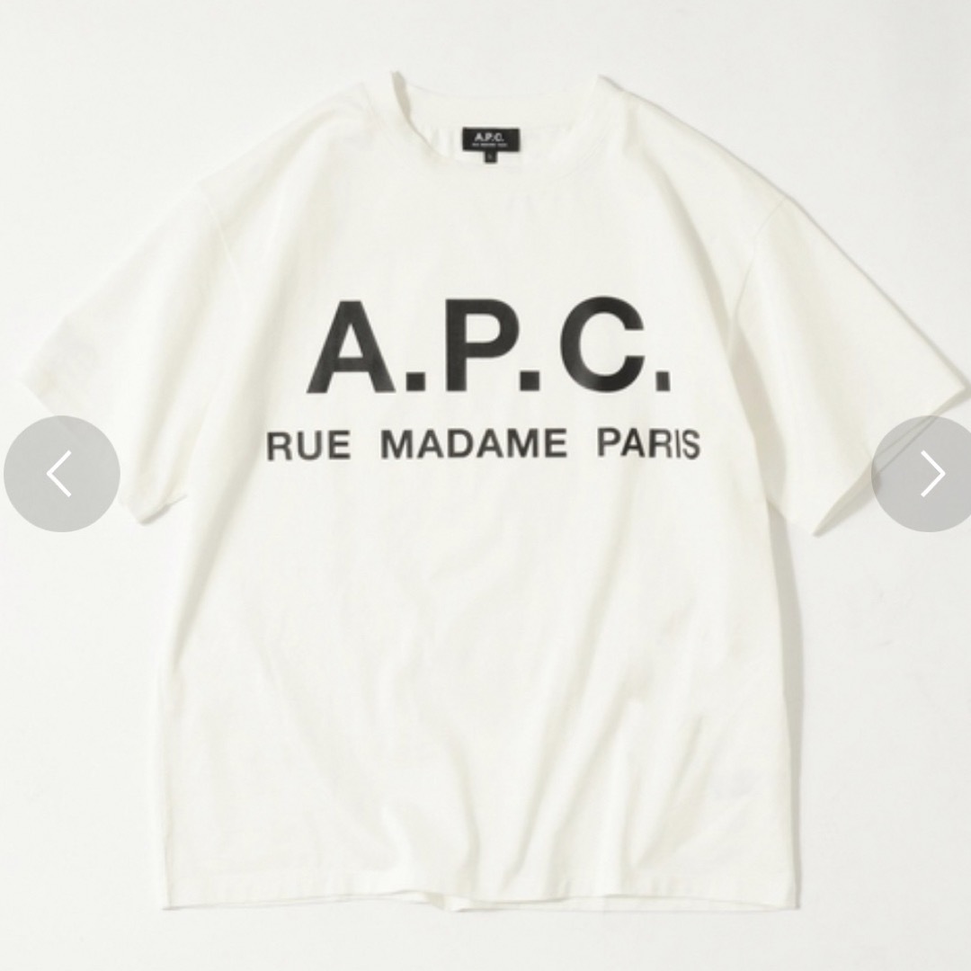 A.P.C(アーペーセー)のA.P.C.  アーペーセオーバーサイズ ロゴプリント Tシャツ メンズのトップス(Tシャツ/カットソー(半袖/袖なし))の商品写真