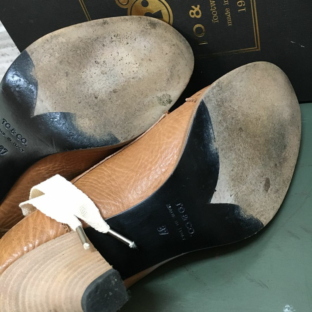 TO&CO.(トゥーアンドコー)のイタリア製　TO＆CO.　ブーティ　USED　10251 レディースの靴/シューズ(ブーティ)の商品写真