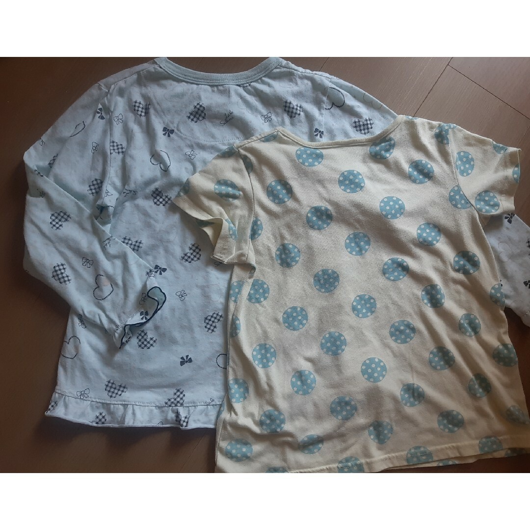 女の子用ブラウス、Tシャツ２枚おまけ キッズ/ベビー/マタニティのキッズ服女の子用(90cm~)(ブラウス)の商品写真