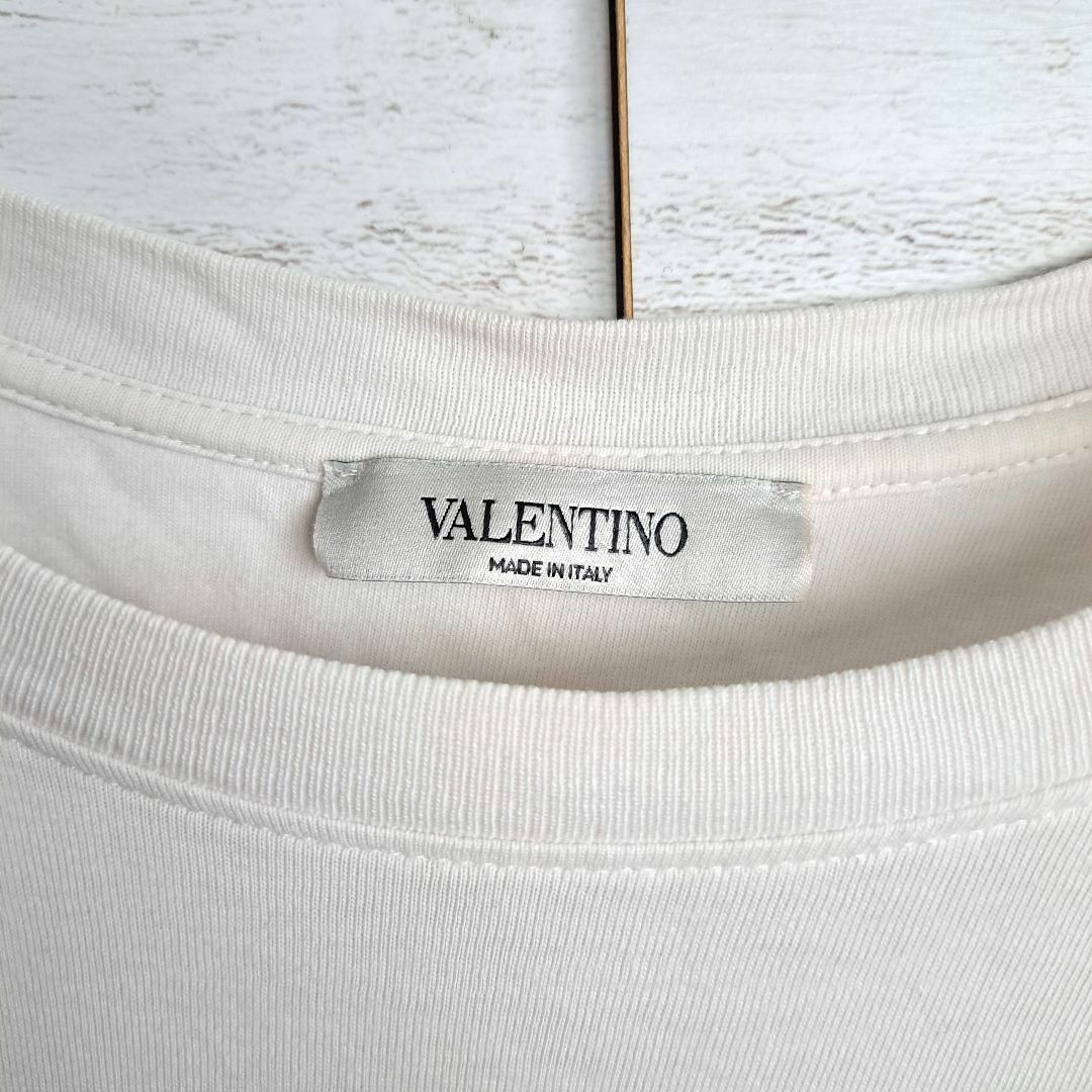 VALENTINO(ヴァレンティノ)の【大人気デザイン】ヴァレンチノ ヴァレンティノ ビックロゴ Tシャツ レッド M メンズのトップス(Tシャツ/カットソー(半袖/袖なし))の商品写真