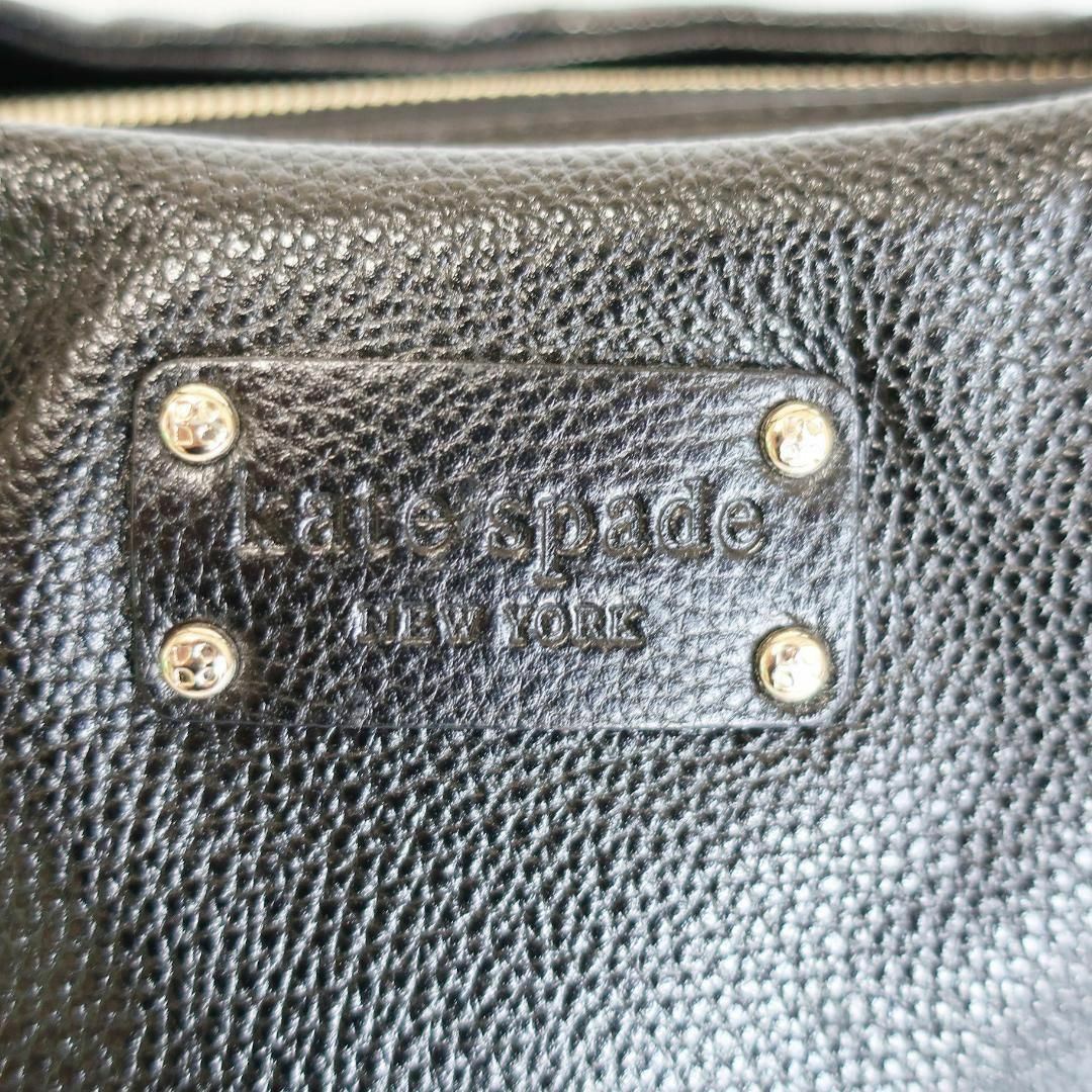 kate spade new york(ケイトスペードニューヨーク)の正規品 ケイトスペード Kate spade ハンドバッグ オールレザー 黒 レディースのバッグ(ハンドバッグ)の商品写真