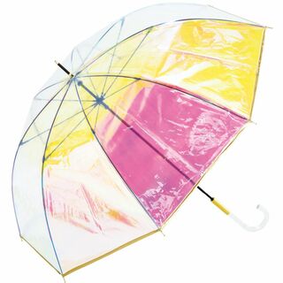 【色: ゴールド】Wpc. 雨傘 [ビニール傘] パイピング シャイニー ゴール(その他)