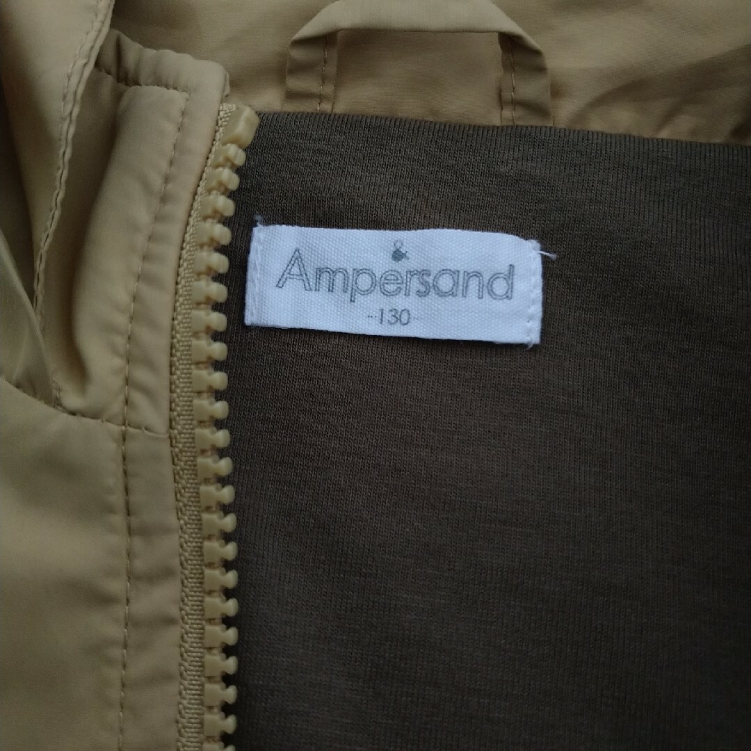 ampersand(アンパサンド)のAmpersand  ウインドブレーカー　フード付　130㌢ キッズ/ベビー/マタニティのキッズ服男の子用(90cm~)(ジャケット/上着)の商品写真