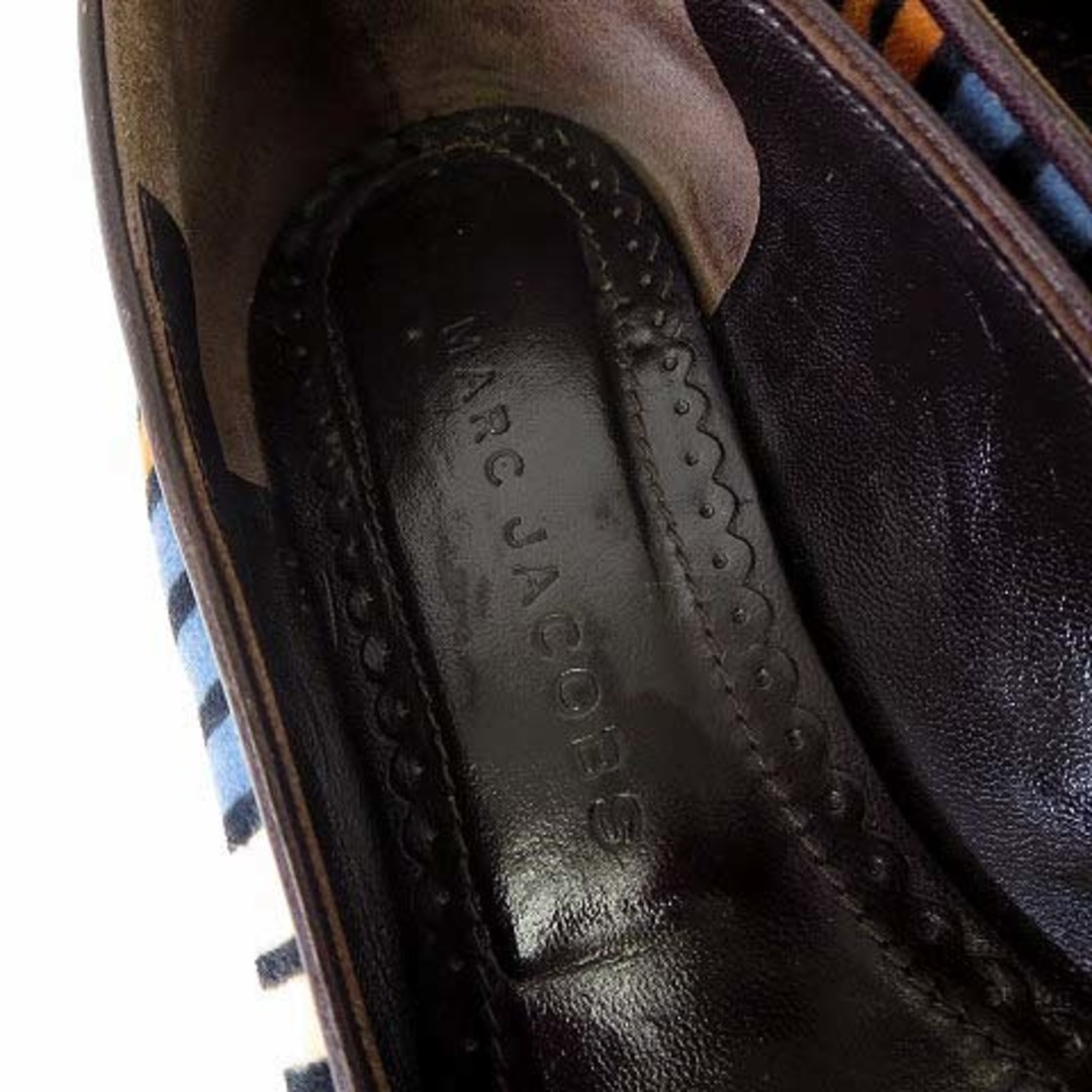 MARC JACOBS(マークジェイコブス)のマークジェイコブス パンプス バレエシューズ ベロア 36 黒 23cm 靴 レディースの靴/シューズ(ハイヒール/パンプス)の商品写真