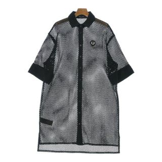 フレッドペリー(FRED PERRY)のFRED PERRY フレッドペリー カジュアルシャツ 10(M位) 黒 【古着】【中古】(シャツ/ブラウス(長袖/七分))