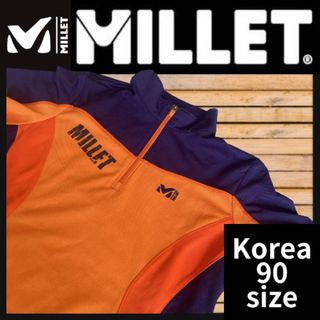 ミレー(MILLET)の★新品★ MILLET ミレー ハーフジップ 半袖 カットソー スポーツ ウェア(登山用品)