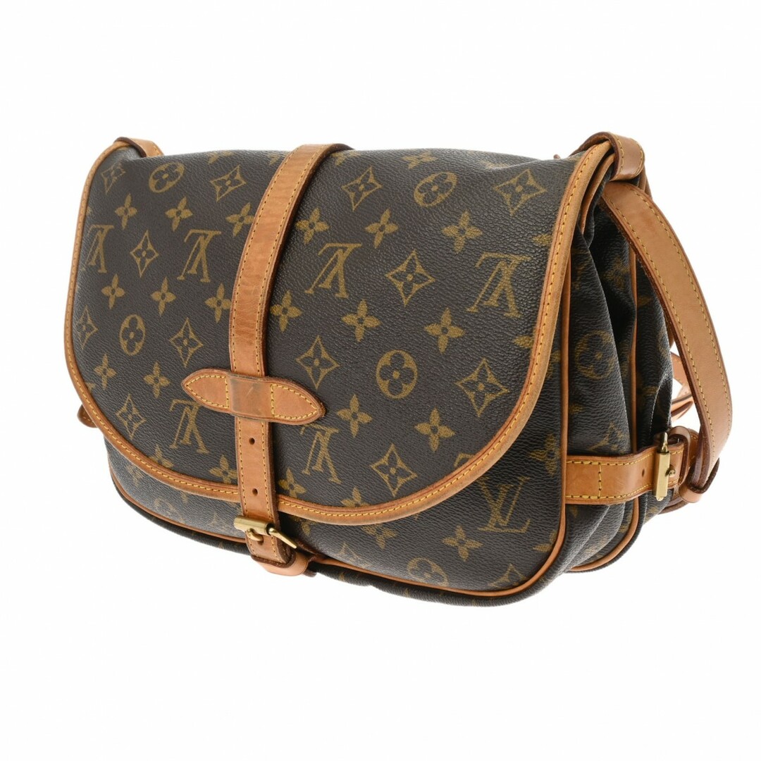 LOUIS VUITTON(ルイヴィトン)のルイヴィトン モノグラム ソミュール 30 ショルダーバッグ ブラウン レディースのバッグ(ショルダーバッグ)の商品写真