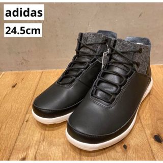 アディダス(adidas)のadidas アディダス　CW ZAPPAN Ⅱ WINTER MID 黒(スニーカー)