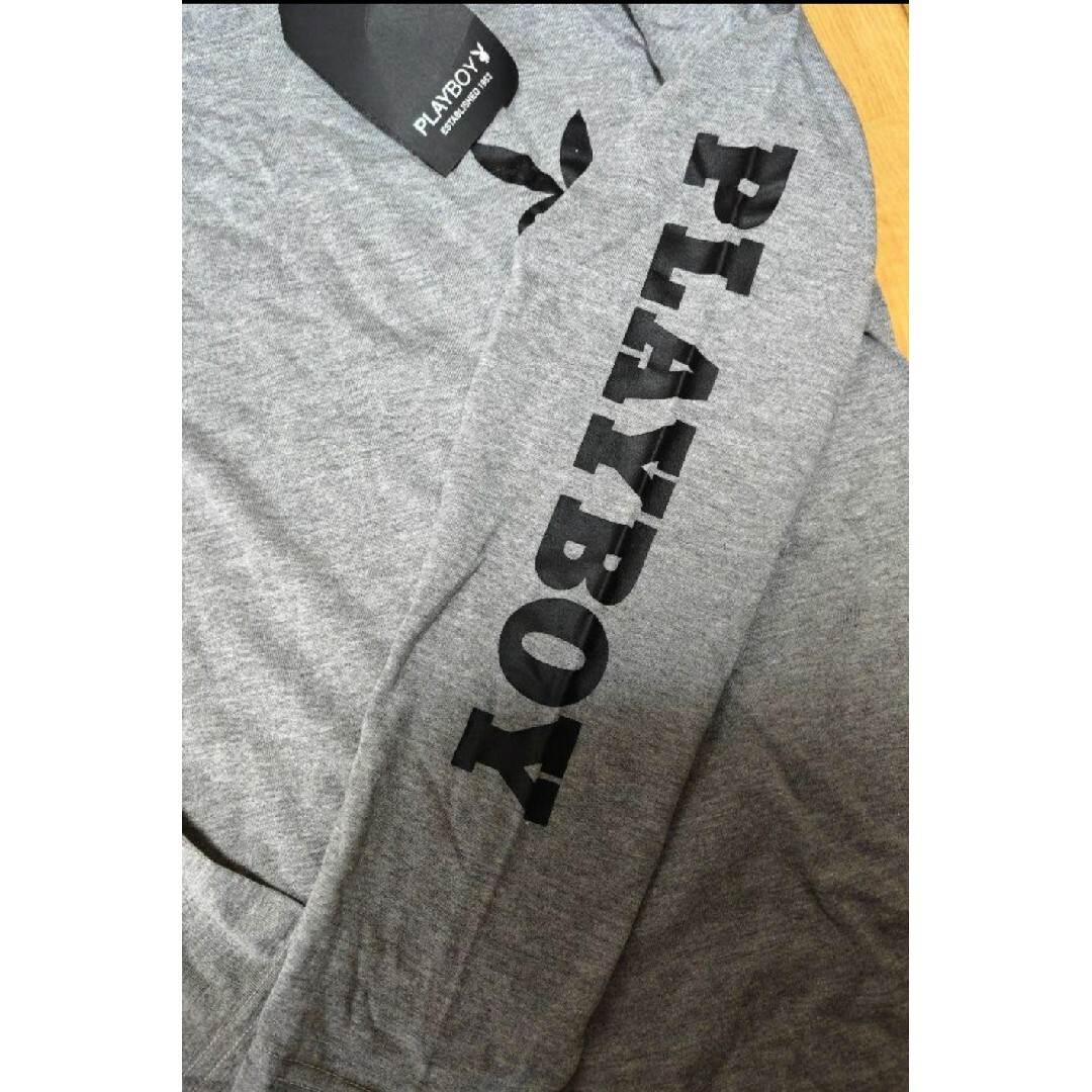 PLAYBOY(プレイボーイ)のプレイボーイ  長袖Tシャツ  未使用タグ付き メンズのトップス(Tシャツ/カットソー(七分/長袖))の商品写真