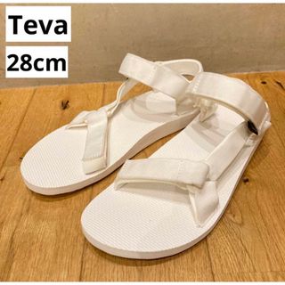 テバ(Teva)のTeva テバ　オリジナルユニバーサル　メンズ　スポーツサンダル　白(サンダル)