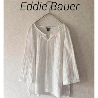 エディーバウアー(Eddie Bauer)の＊エディーバウアー＊ブラウスチュニック　七分袖(シャツ/ブラウス(長袖/七分))