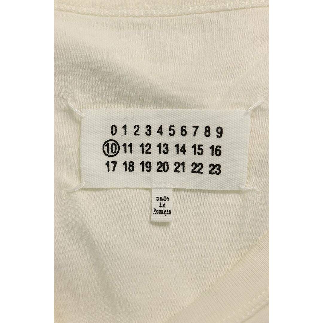 Maison Martin Margiela(マルタンマルジェラ)のマルタンマルジェラ1  22SS  S30GC0701 ディストーテッドロゴ刺繍Tシャツ メンズ 50 メンズのトップス(Tシャツ/カットソー(半袖/袖なし))の商品写真