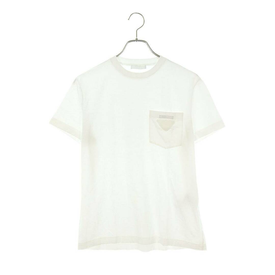 PRADA(プラダ)のプラダ  UJN677 トライアングルロゴポケットTシャツ メンズ S メンズのトップス(Tシャツ/カットソー(半袖/袖なし))の商品写真