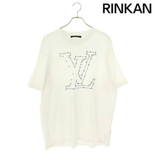 ルイヴィトン  20AW  RM202M NPG HJY03W LVステッチプリントアンドエンブロイダリーTシャツ メンズ XXL