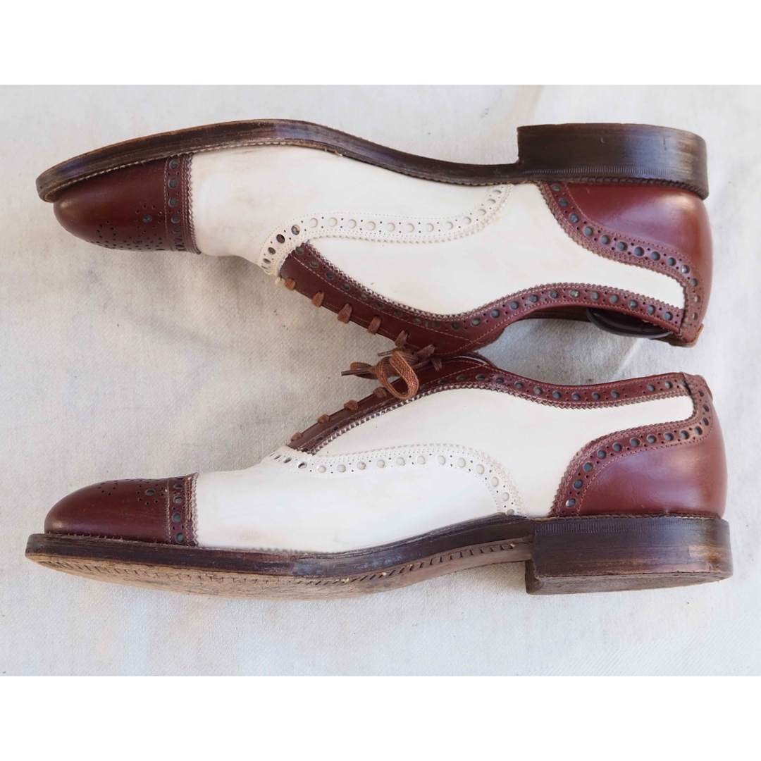 Allen Edmonds(アレンエドモンズ)の50s Jarman Cap Toe Spectators Spade Sole メンズの靴/シューズ(ドレス/ビジネス)の商品写真