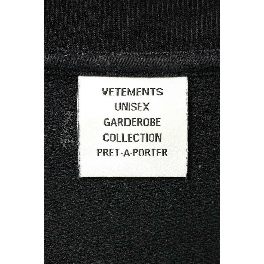 VETEMENTS(ヴェトモン)のヴェトモン  UE51TR630B ロゴプリントクルーネックスウェット メンズ L メンズのトップス(スウェット)の商品写真