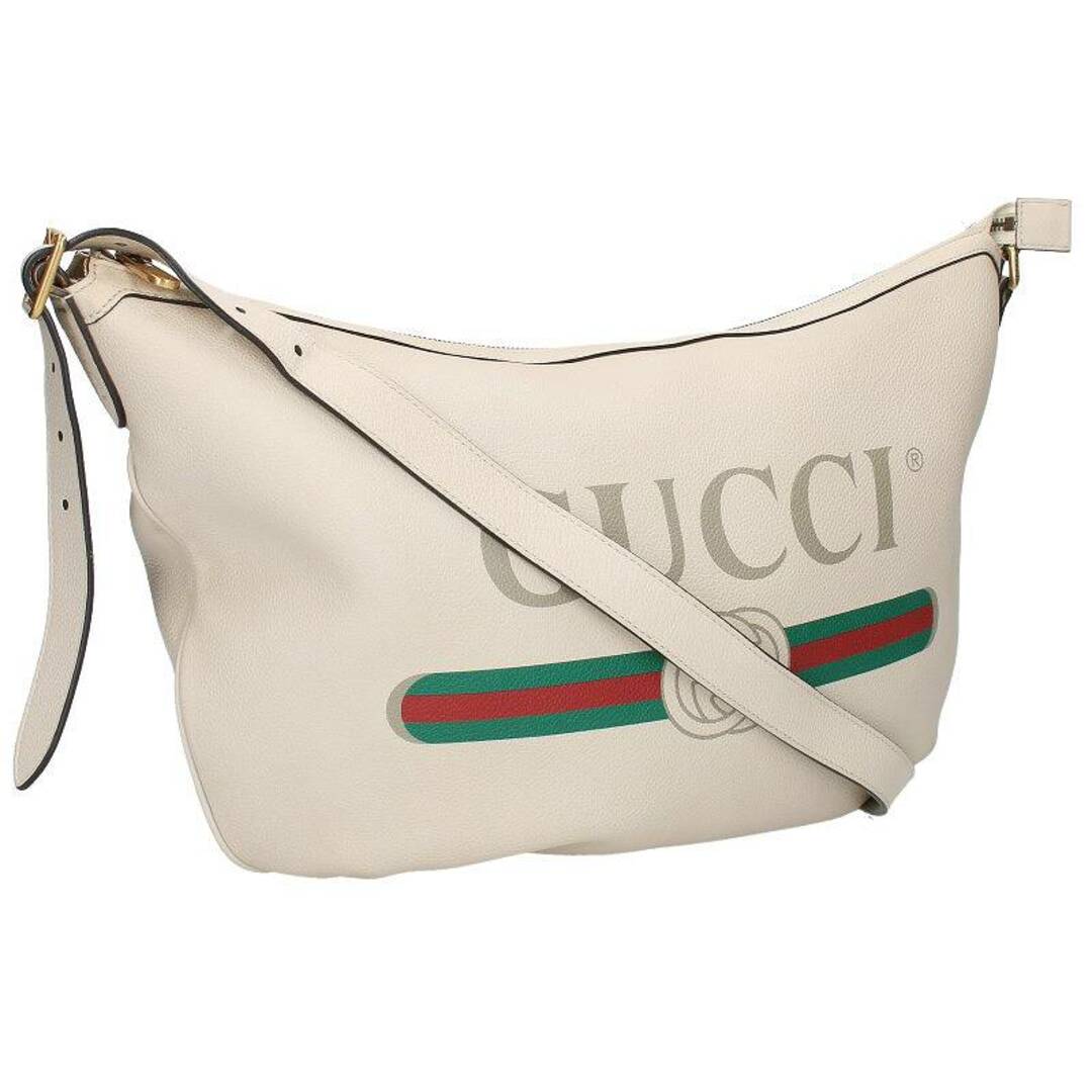 Gucci(グッチ)のグッチ  523588 ロゴプリントホーボーショルダーバッグ メンズ メンズのバッグ(ショルダーバッグ)の商品写真