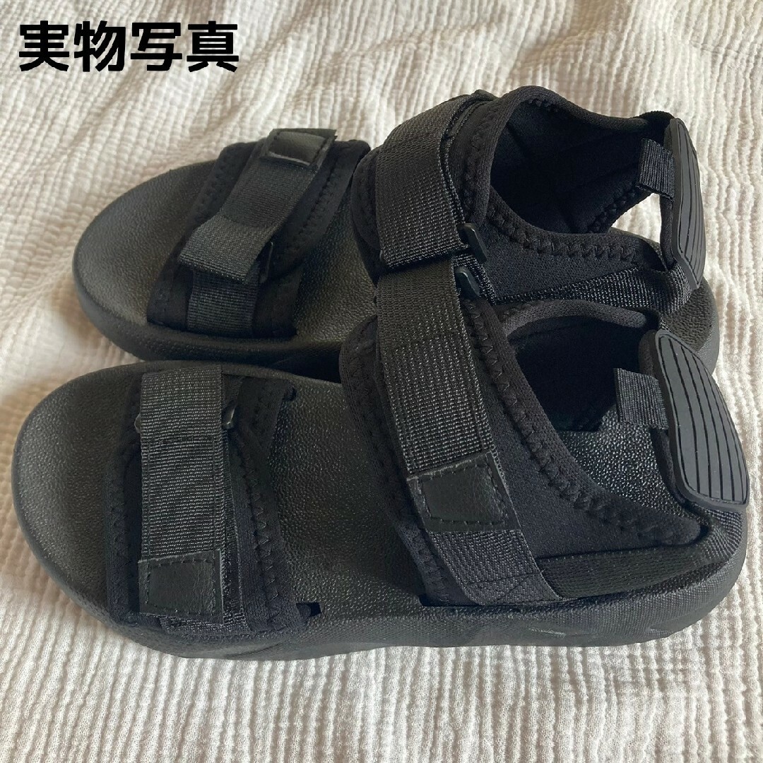 24.5cm スポーツサンダル ブラック サンダル 厚底 韓国 スポサン 夏 海 メンズの靴/シューズ(サンダル)の商品写真