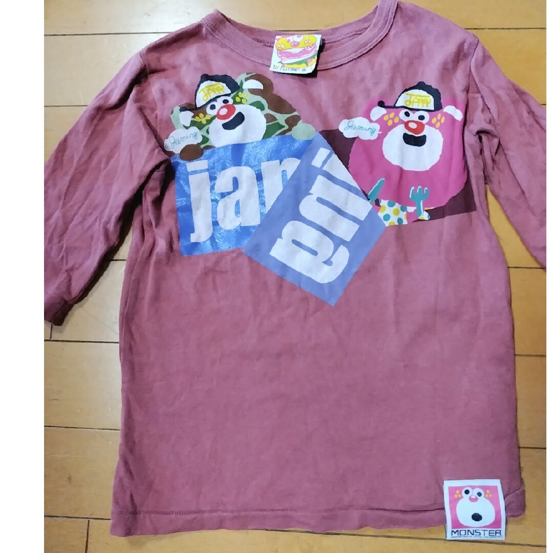 JAM(ジャム)の120サイズ　JAM　ジャム　七分袖 キッズ/ベビー/マタニティのキッズ服男の子用(90cm~)(Tシャツ/カットソー)の商品写真