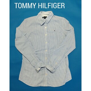 【良品】TOMMY HILFIGER(トミーヒルフィガー)レディースシャツ XS
