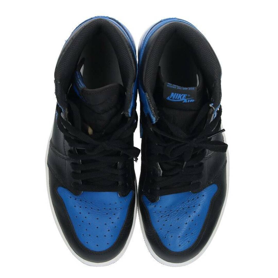 NIKE(ナイキ)のナイキ  2017  AIR JORDAN 1 RETRO HIGH OG ROYAL 555088-007 エアジョーダン1レトロハイオージーロイヤルスニーカー メンズ 27cm メンズの靴/シューズ(スニーカー)の商品写真