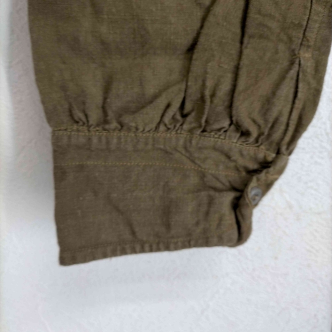 USED古着(ユーズドフルギ) イタリア軍 製品染リネンプルオーバーロングシャツ メンズのトップス(その他)の商品写真