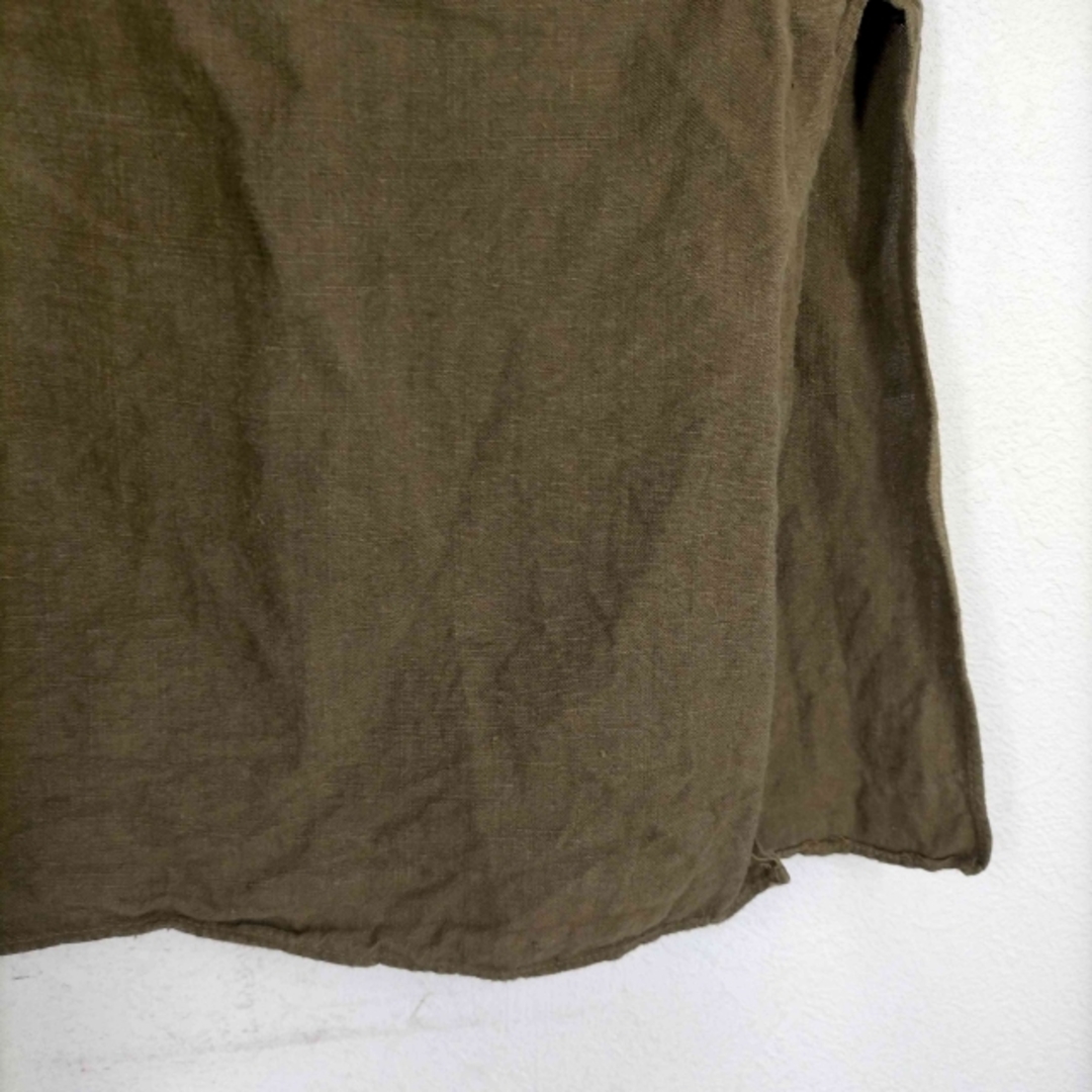 USED古着(ユーズドフルギ) イタリア軍 製品染リネンプルオーバーロングシャツ メンズのトップス(その他)の商品写真