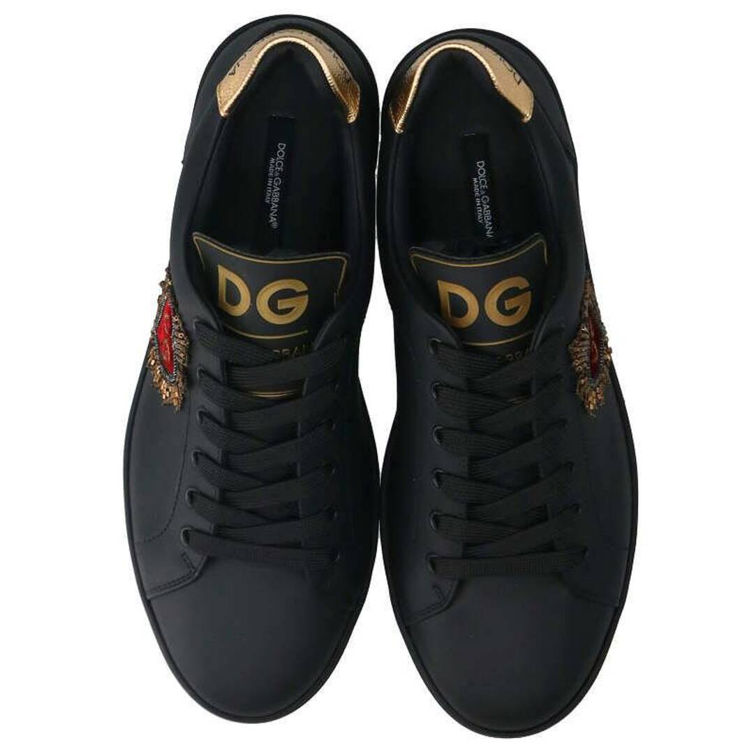 DOLCE&GABBANA(ドルチェアンドガッバーナ)のドルチェアンドガッバーナ  CS1640 ハートワッペン付きスニーカー メンズ 7 メンズの靴/シューズ(スニーカー)の商品写真