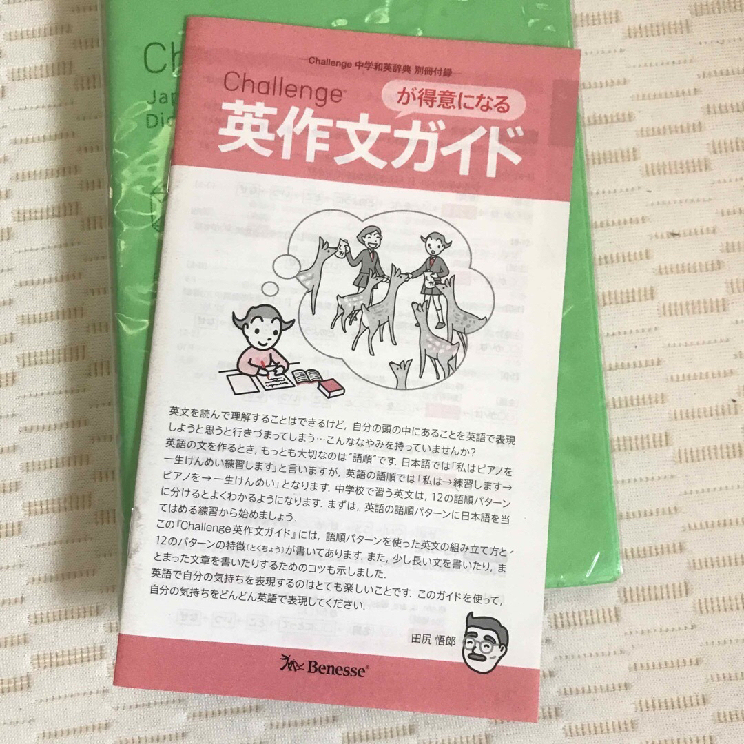 Benesse(ベネッセ)のチャレンジ　中学　英和　和英　辞典　ベネッセ　英作文ガイド付き　2冊セット　辞書 エンタメ/ホビーの本(語学/参考書)の商品写真