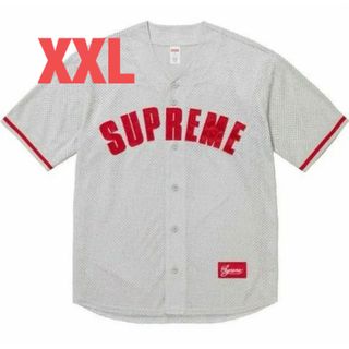 Supreme - Supreme Ultrasuede Mesh Baseball Jersey