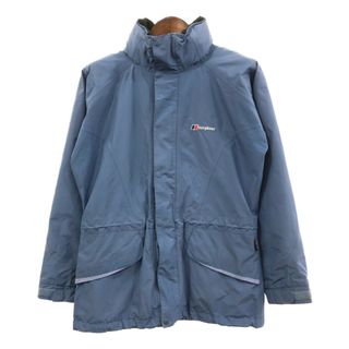 BERGHAUS GORE-TEX ゴアテックス マウンテンパーカー ワンポイント ライトブルー (レディース 12) 中古 古着 Q7002(その他)