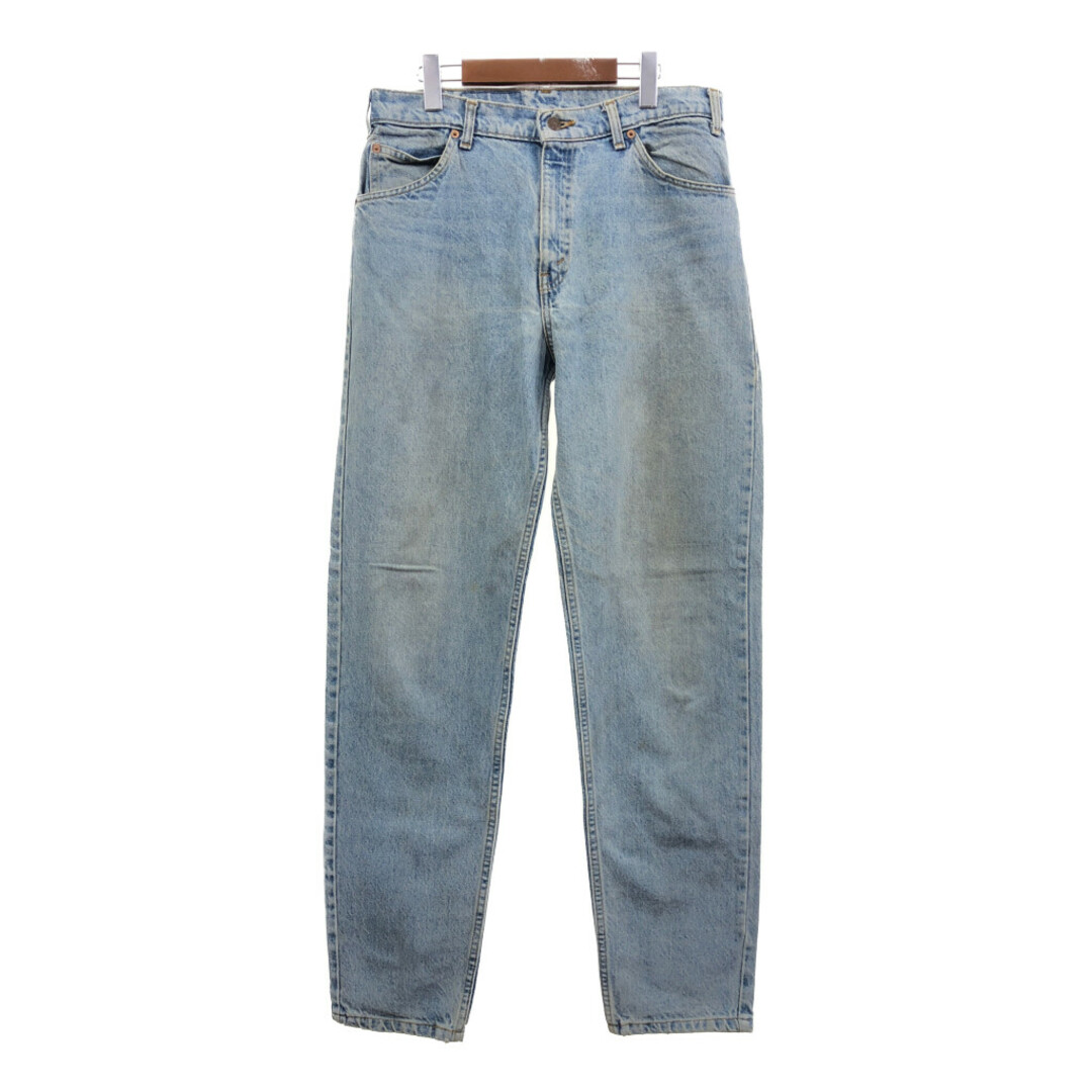 Levi's(リーバイス)の90年代 Levi's リーバイス 550 デニムパンツ オレンジタブ ライトブルー (メンズ W33 L34) 中古 古着 Q7003 メンズのパンツ(デニム/ジーンズ)の商品写真