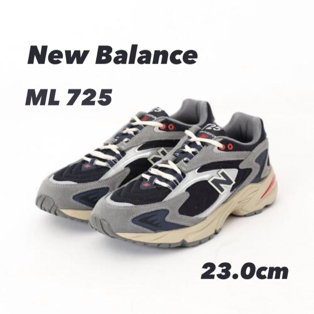 New Balance(ニューバランス)のNew Balance（ニューバランス）ML725 ネイビー　23.0cm レディースの靴/シューズ(スニーカー)の商品写真