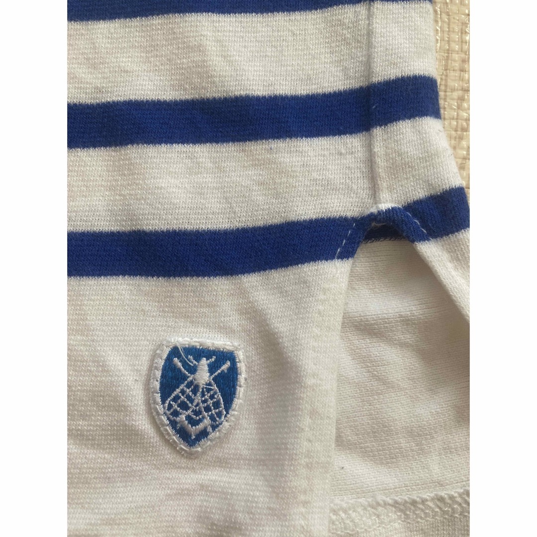 ORCIVAL 長袖カットソー - 白×ブルー ボーダー メンズのトップス(Tシャツ/カットソー(七分/長袖))の商品写真