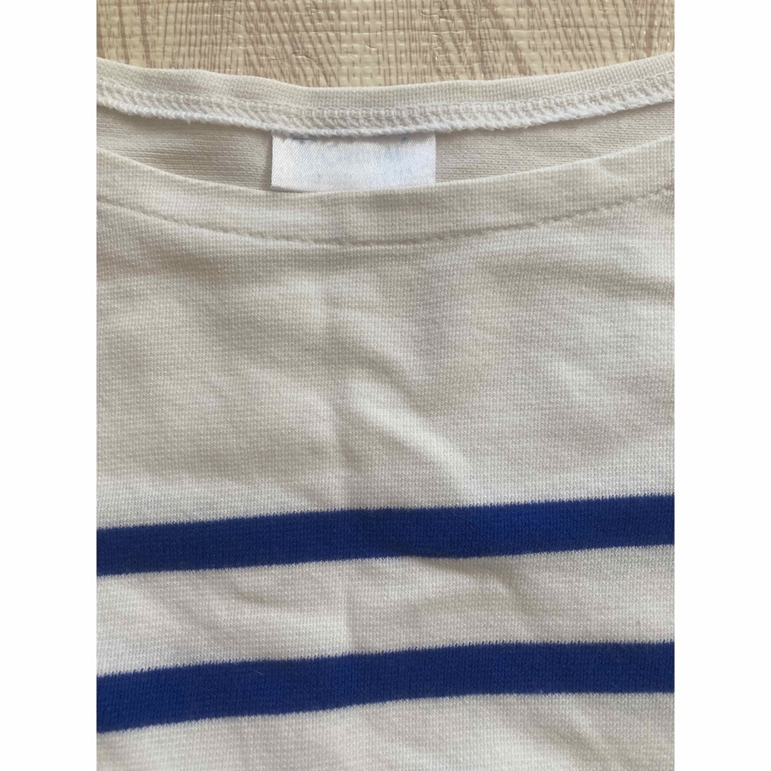 ORCIVAL 長袖カットソー - 白×ブルー ボーダー メンズのトップス(Tシャツ/カットソー(七分/長袖))の商品写真