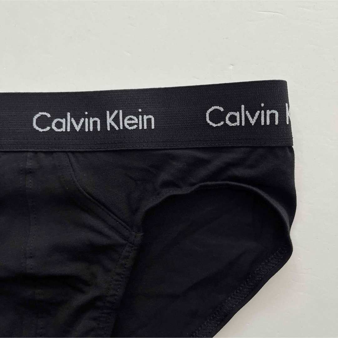 Calvin Klein(カルバンクライン)のカルバンクライン　メンズビキニ　M(S) 2枚組　ブラック　黒ブリーフ　男性下着 メンズのアンダーウェア(その他)の商品写真