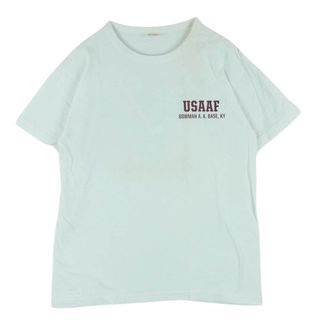 Buzz Rickson's バズリクソンズ USAAF バックプリント 半袖 Tシャツ コットン アメリカ製 ホワイト系 M【中古】