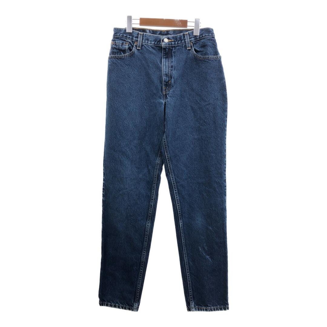 Levi's(リーバイス)の00年代 Levi's リーバイス 550 デニムパンツ ブルー (レディース L) 中古 古着 Q7005 レディースのパンツ(デニム/ジーンズ)の商品写真