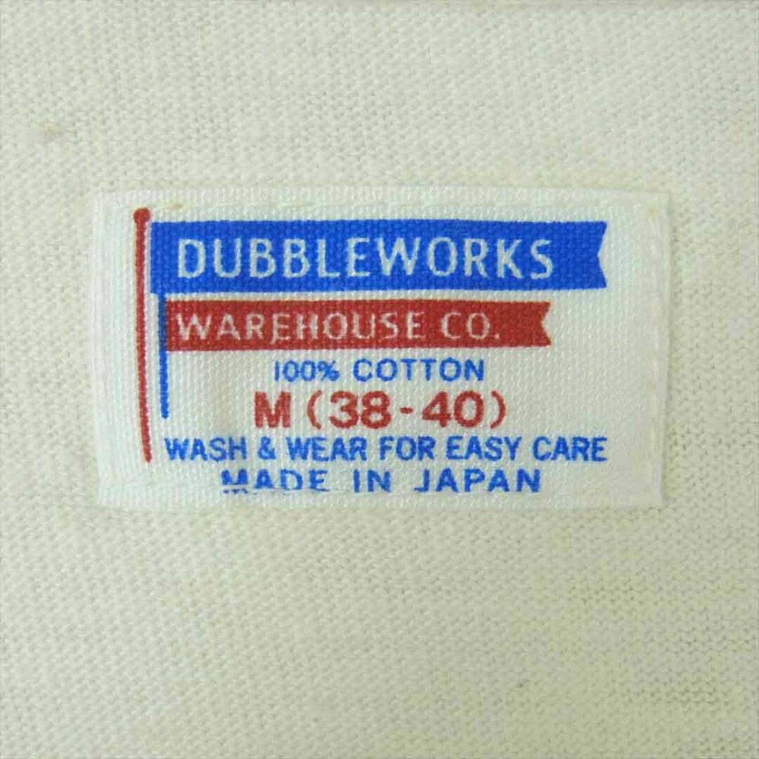 ダブルワークス DUBBLE WORKS PARATROOPER BORN TO RAISE HELL プリント 半袖 Tシャツ オフホワイト系 M【中古】 メンズのトップス(Tシャツ/カットソー(半袖/袖なし))の商品写真