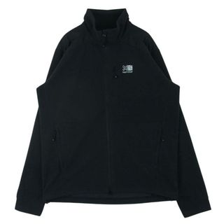 karrimor - Karrimor カリマー 101432 GRPN trail mid-layer ミッドレイヤー ロゴ刺繍 フリース ジャケット ブラック系 L【中古】