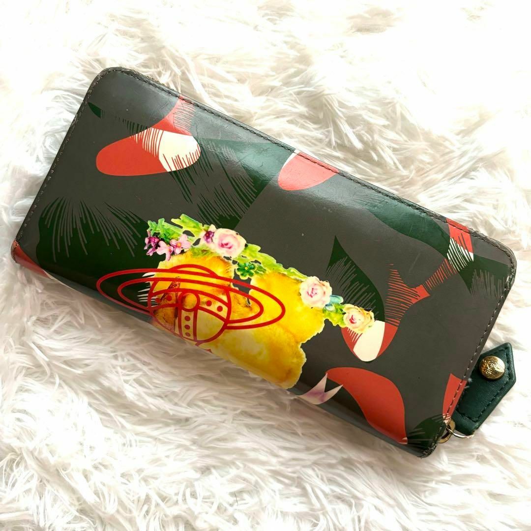 Vivienne Westwood(ヴィヴィアンウエストウッド)の希少品 ヴィヴィアンウエストウッド クリーピーベア 長財布 ジッピーウォレット レディースのファッション小物(財布)の商品写真