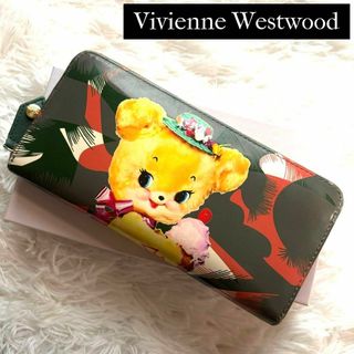 ヴィヴィアンウエストウッド(Vivienne Westwood)の希少品 ヴィヴィアンウエストウッド クリーピーベア 長財布 ジッピーウォレット(財布)