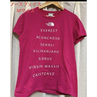 ザノースフェイス(THE NORTH FACE)のノースフェイス　Tシャツ　ピンク　Mサイズ(Tシャツ(半袖/袖なし))