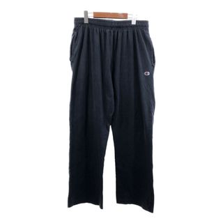 チャンピオン(Champion)のChampion チャンピオン AUTHENTIC オーセンティック スウェットパンツ ワンポイント ネイビー (メンズ XL) 中古 古着 Q7011(その他)