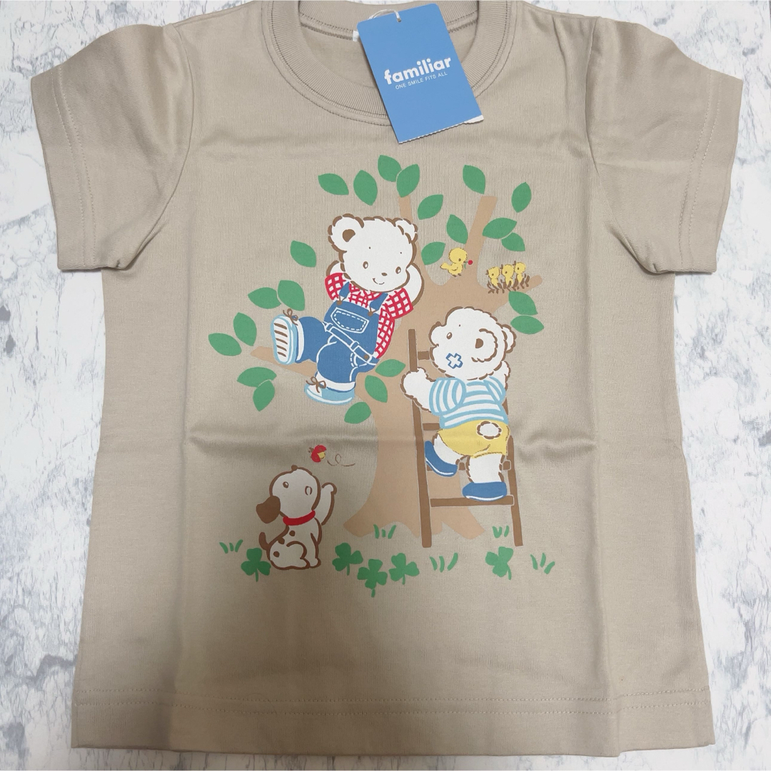 familiar(ファミリア)の新品タグ付　半袖 キッズ/ベビー/マタニティのキッズ服男の子用(90cm~)(Tシャツ/カットソー)の商品写真